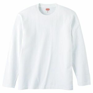 ユナイテッドアスレ United Athle 新品 Tシャツ 長袖 ロンT 無地 丸首 5.6オンス 5010 Lサイズ L 白 ホワイト 002853 ゆうパケット