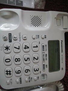 親機のみ子機なし　Panasonic パナソニック コードレス電話機 VE-GD27DL-W メーカー化粧箱付　ホワイト　白　