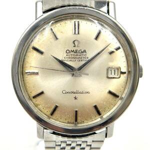 ◆ 稼動品 オメガ OMEGA コンステレーション Cal.561 168.004 デイト AUTO 自動巻き 純正ベルト メンズ 腕時計 ◆ 【B6459】