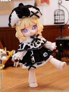 BONNIE bunny ボニーバニー　ねこ　ワンピース　探偵服　お洋服　1/12ドール　come4free オビツ11