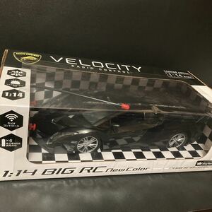 VELOCITY 1/14スケール ラジコン グッズ 車 ラジコンカー ラジオコントロール フルファンクション ヘッド リアライト点灯 黒 ブラック