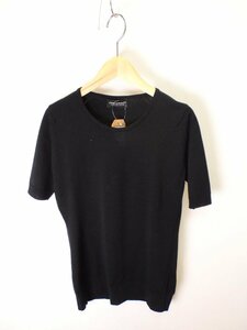 ジョンスメドレー JOHN SMEDLEY　伊製 メリノ半袖ニット【L