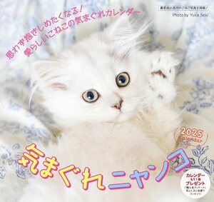 2025 気まぐれニャンコカレンダー（壁掛け）猫 ([カレンダー])