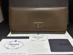 超良品‼️ PRADA プラダ　財布　二つ折り　長財布　サフィアーノ