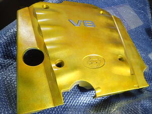 シーマ V8 エンジンカバー ゴールド系塗装