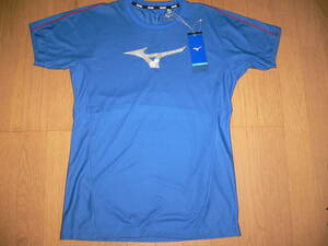 ミズノ バレーボール クイックドライ プラス プラクティスシャツ メンズ V2MA808126 ターキッシュブルー M MIZUNO QUICKDRY PLUS Tシャツ青