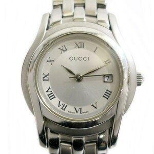 GUCCI グッチ 5500L クォーツ デイト レディース 腕時計【質屋 かんてい局横浜港南店】中古品 used AB