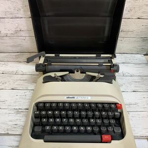 【中古品】タイプライター オリベッティ LETTERA 12 ヴィンテージ レトロ アンティーク olivetti