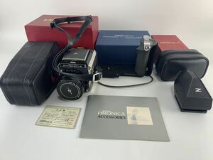 1000円~■★動作未確認★ゼンザブロニカ BRONICA S2 プリズムファインダー ハンドグリップ 箱付き★okoy2704143-323★t9375