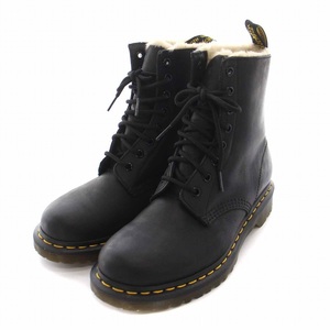 ドクターマーチン DR.MARTENS 1460 SERENA 8 EYE BOOT セレナ 8ホール ブーツ ファーブーツ UK6 25cm 黒 ブラック /YM レディース