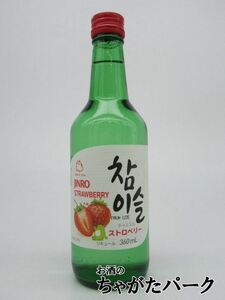 眞露 (真露) JINRO チャミスル ストロベリー 13度 360ml