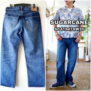 SUGARCANE シュガーケーン　ビンテージジーンズ　ユーズド加工 SC41947 ビンテージレプリカデニム　サイズ32