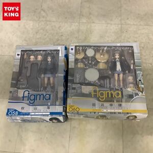 1円〜 未開封 figma 058 けいおん! 秋山澪 制服ver. 060 田井中律 制服ver.