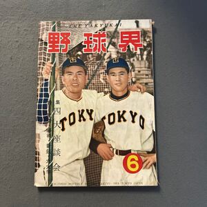 野球界◎昭和28年6月1日発行◎第43巻第8号◎野球◎プロ野球◎藤村富美男◎川上哲治◎六大学野球