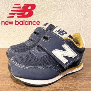 New Balance ニューバランス キッズスニーカー IV720NV2 ネイビーイエロー ローカットスニーカー カジュアル 12cm