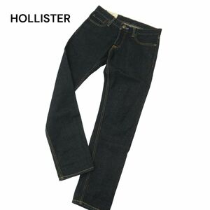 HOLLISTER ホリスター 【SKINNY】 スキニー インディゴ デニム パンツ ジーンズ Sz.30　メンズ　A4B03788_7#R