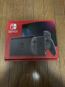 【即決 箱＋内箱のみ】新型 Nintendo switch ニンテンドースイッチ グレー 難あり