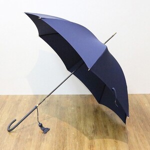 【新品】フォックスアンブレラズ FOX UMBRELLAS 傘 レディース 細巻きレザー WL1 FRENCH NAVY フレンチネイビー