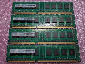 Panram 4GB 4枚(計16GB) W3U1600PS-4G PUD31600C114G2VS デスクトップ用メモリ SDRAM DIMM DDR3-1600 PC3-12800 