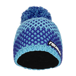 ロイシュ 2024 ニットキャップ ニット帽 ビーニー ボンボン アトミックブルー 新品　REUSCH ELLIE BEANIE スキー スノーボード