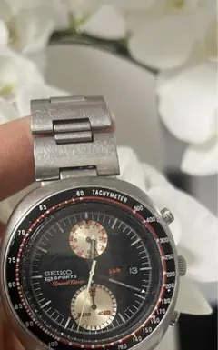 SEIKO 5 スピードタイマー 純正SSブレス 腕時計 アンティーク