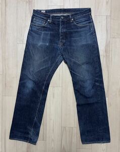 古着 桃太郎ジーンズ 0201？ 47モデルタイプ / W36 MOMOTARO JEANS 蜂の巣 ヒゲ