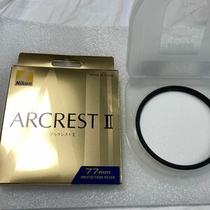 Nikon レンズ保護フィルター アルクレスト Ⅱ 77mm ニコン 一眼　カメラ　ARCRESTⅡ