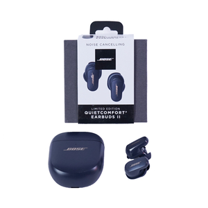 【中古】 イヤホン BOSE QUIET COMFORT EARBUDS II MIDNIGHT BLUE ノイズキャンセリングイヤホン ミッドナイトブルー