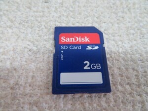 2GB★SanDisk SDカード サンディスク USED 12511②★！！