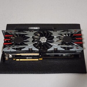 Inno3D iChiLL GF GEFORCE GTX980 Ultra 4GB GDDR5/C98U-1SDN-M5DNX 動作確認済み PCパーツ グラフィックカード PCIExpress