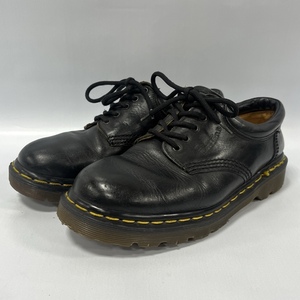 Dr.Martens/ドクターマーチン/イングランド製/5ホール/レザーシューズ/ブーツ/サイズ5(24.0cm相当)/ブラック/ビンテージ/レースアップ