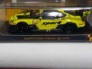 新品 スパーク Spark 1/43 Bentley Continental GT3 No.10 5th Macau GT World Cup 2016