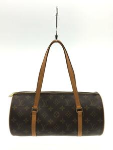 LOUIS VUITTON◆ハンドバッグ/レザー/BRW/総柄