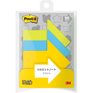 まとめ得 【10個セット】 3M Post-it ポストイット シルエットノート 強粘着 ヤジルシ 3M-SSS-YAX10 x [2個] /l