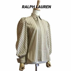 RALPH LAUREN ミラノカフス バルーンスリーブ シャツ