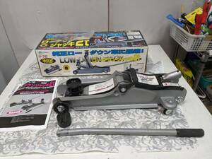 【中古】大阪引取歓迎　メルテック　大自工業　油圧式　ローダウンジャッキ　F-70　2t　自動車用整備工具　タイヤ交換【KTEH156】