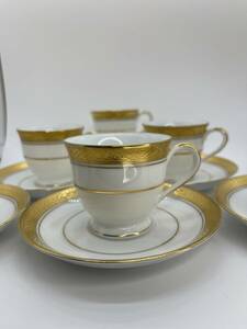 Noritake ノリタケ ローゼンボルグ デミタスカップ 91392c/1466 4客 プラス ソーサーのみ2ピース