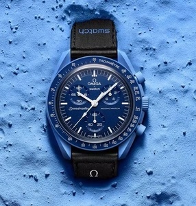 Swatch OMEGA オーストリッチ MISSION TO NEPTUNE blue 新品 未使用 スウォッチ オメガ ミッション トゥ ネプチューン 青 SO33N100