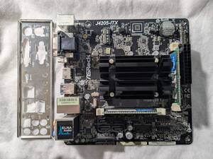 ASRock J4205-ITX オンボードcpuマザーボード リアパネル・メモリー付 中古 箱なし