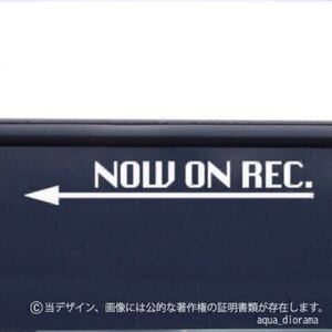 ドライブレコーダー/ドラレコ録画中ステッカー:シカゴアロー左WH karinモーター