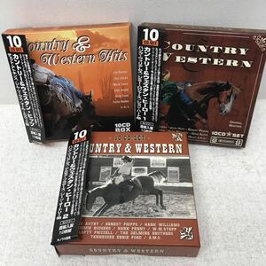 I1105A3 カントリー&ウェスタン・ヒーロー CD 10枚組 帯付き COUTRY & WESTERN 紙ジャケット 直輸入盤 音楽 ハンク・ウィリアムス 他