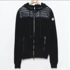 モンクレール　MONCLER　トリコット　ニットパーカー　サイズｓ　ブラック