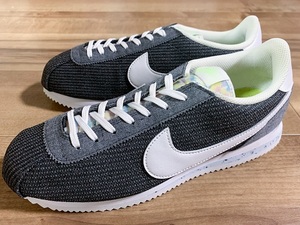 美品、レア! NIKE ナイキ CORTEZ BASIC PRM コルテッツ グレー 2020年製 28.5cm US10.5 リサイクル レザー ナイロン ブルイン ブレザー