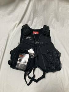 (No1365) 新品 MCワークス ロックマンベスト 1R カラー BK/WH　MC WORKS ROCKMAN VEST