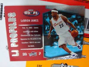 】UD 2005-06 Upperdeck Hoops】LeBron James●LJ Profiles LBJ-2