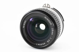 ★☆Nikon Ai-S NIKKOR 28mm F2.8　28/1:2.8　ニコン　AISニッコール　MFレンズ　#6212☆★