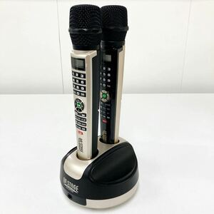 ★1円 〜 ジャパネット パーソナルカラオケ ON STAGE オン ステージ PK-WT120 P-ZPL120WT カラオケ マイク 売り切り！