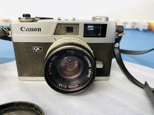 全国配送無料！昭和レトロ！希少品！★ Canon ★キヤノネットCanonet QL17 時代物　ビンテージ