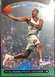 激レア！ Allen Iverson ＜ 1999-2000 Ultra Platinum Medallion ＞ 50枚限定パラレル