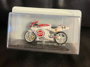 1/24 SUZUKI RGV500 KEVIN SCHWANTZ 1993ケヴィンシュワンツ デアゴスティーニ隔週刊チャンピオンバイクコレクション スズキ #34 MotoGP